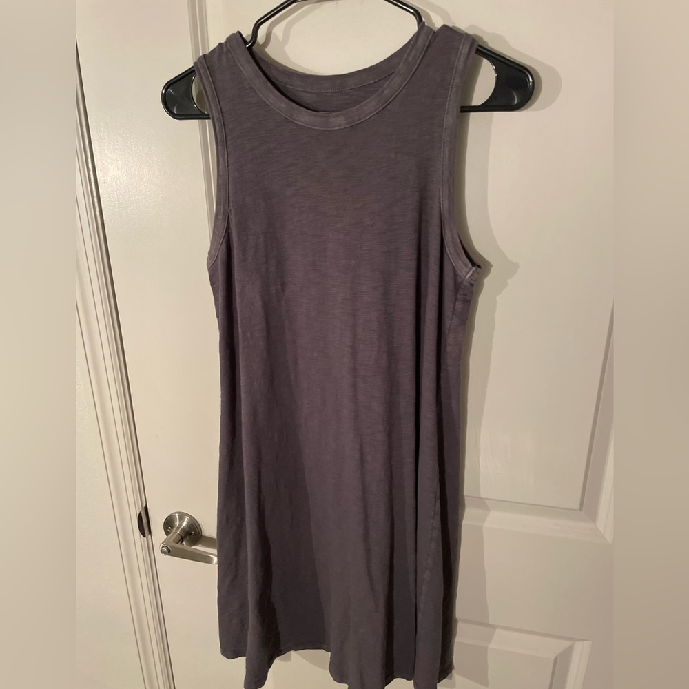 Gray soft dress